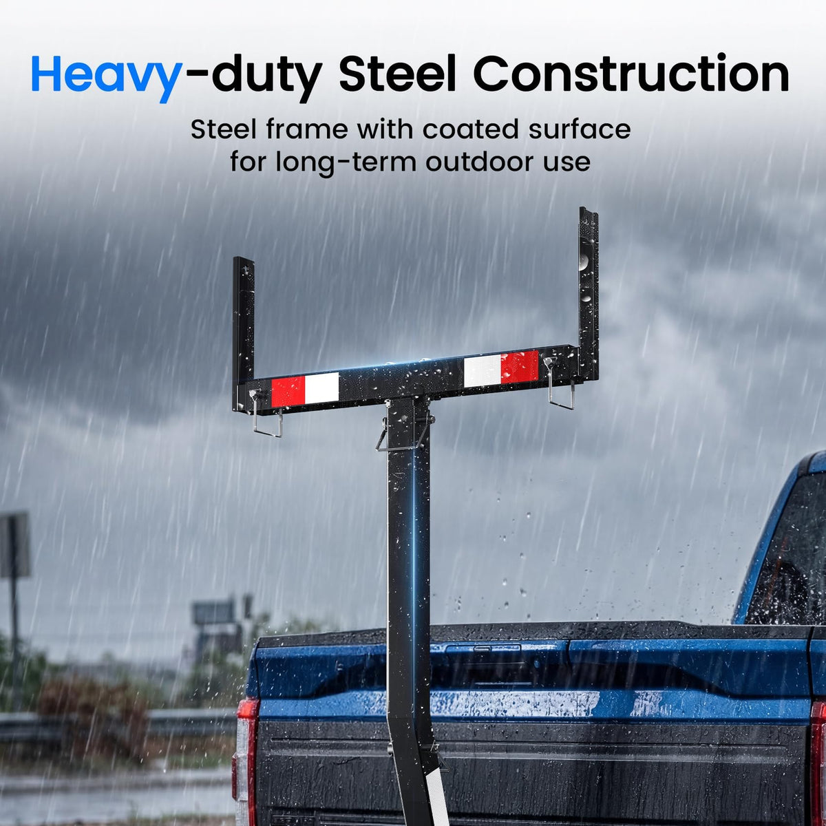 Truck Bed Extender Hitch Mount with Flag S579089