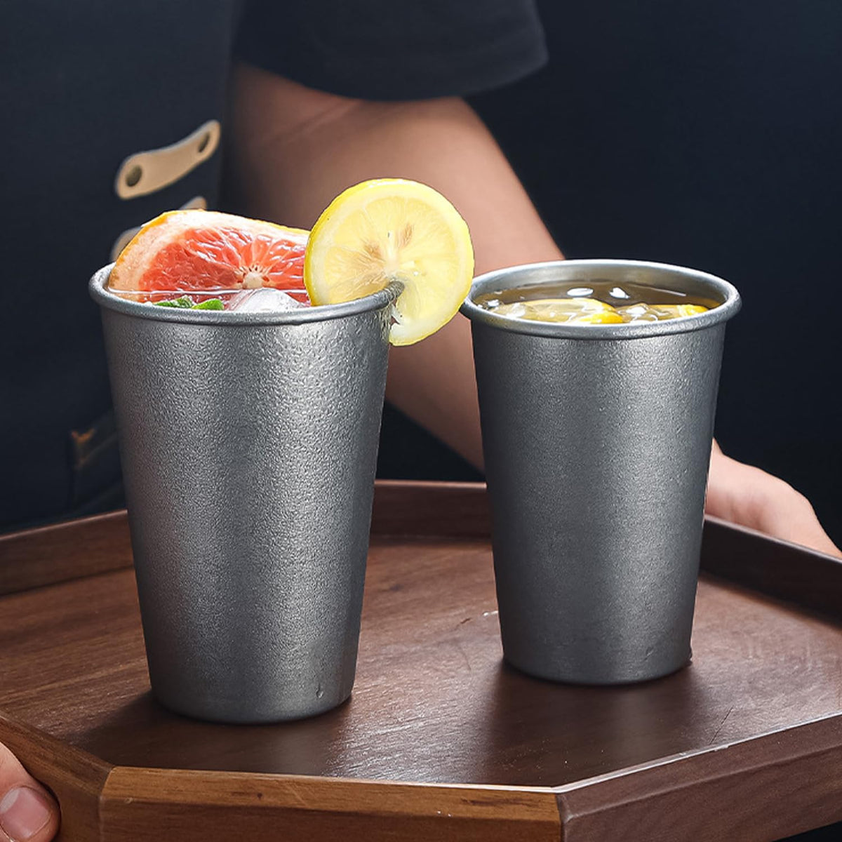 2 Pack Stainless Steel Camping Cup I1009