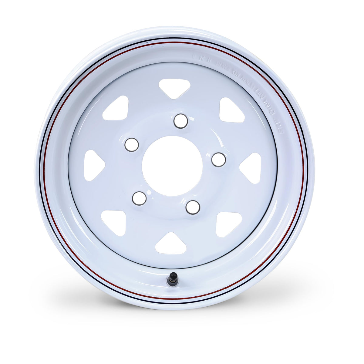 5.30-12 Trailer Tire Wheel 6-Ply White Spoke Rim B8629
