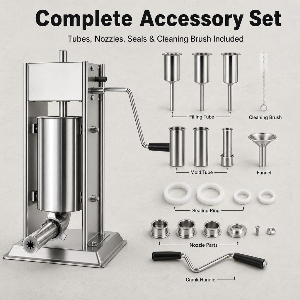 Vertical Meat Filler, Sausage Stuffer & Churro Maker K18529