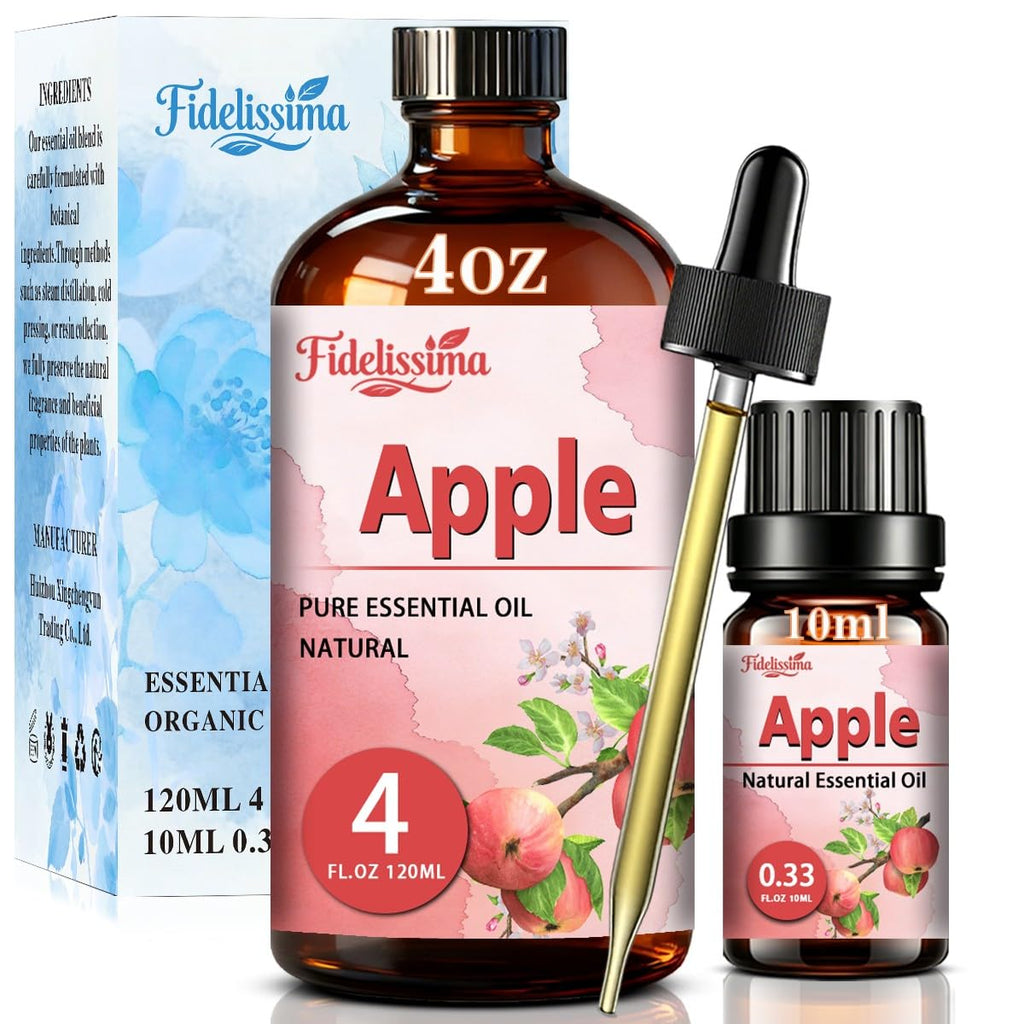 Natural Essential Oil Set 4 Scents with Glass Dropper E811283