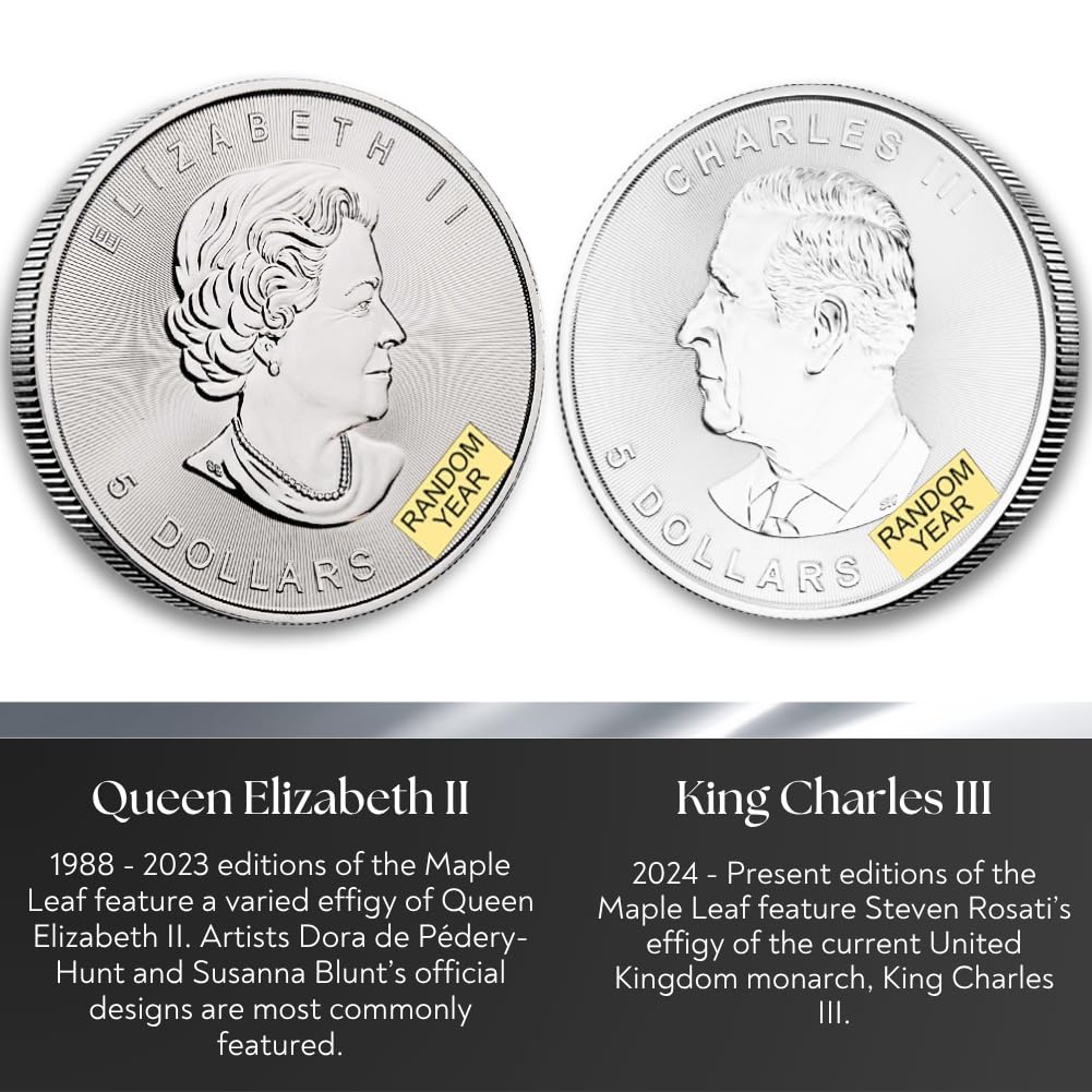 1 oz Silver Canadian Maple Leaf Q54914