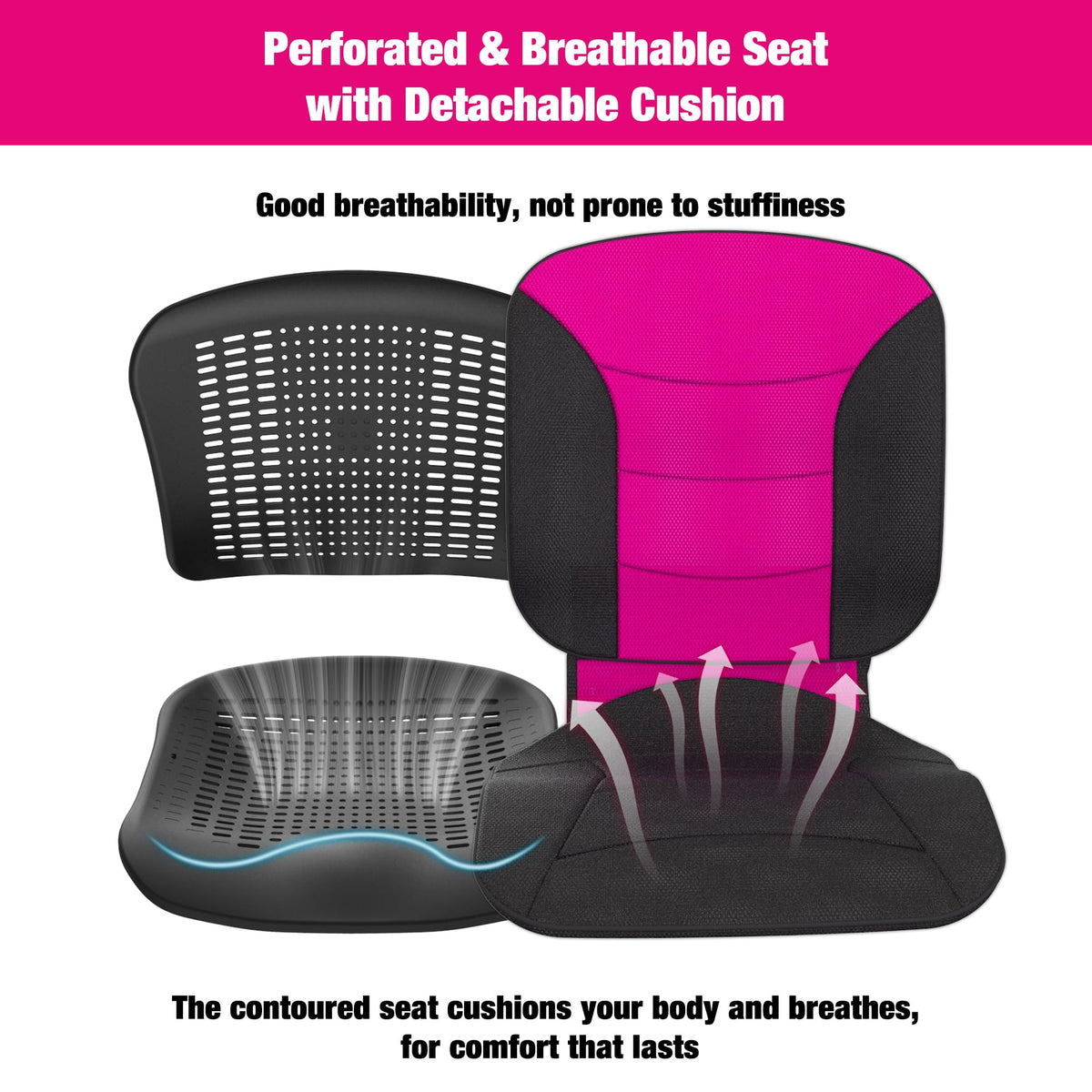 Lightweight Foldable Wheelchair with 12-inch Wheels and Removable Cushion U2805