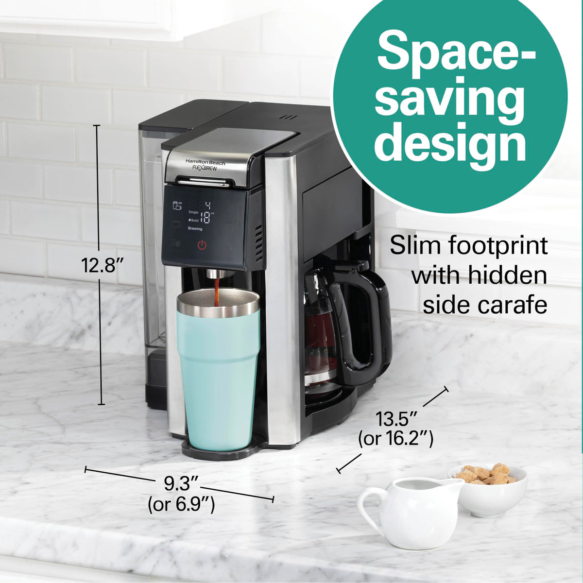 5-in-1 Drip & Single Serve Coffee Maker E7507