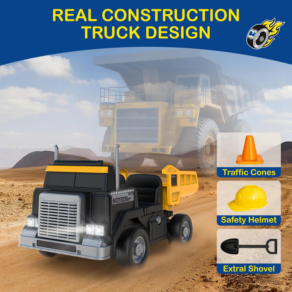 24V 4WD Ride On Dump Truck with 400W Motors J817043
