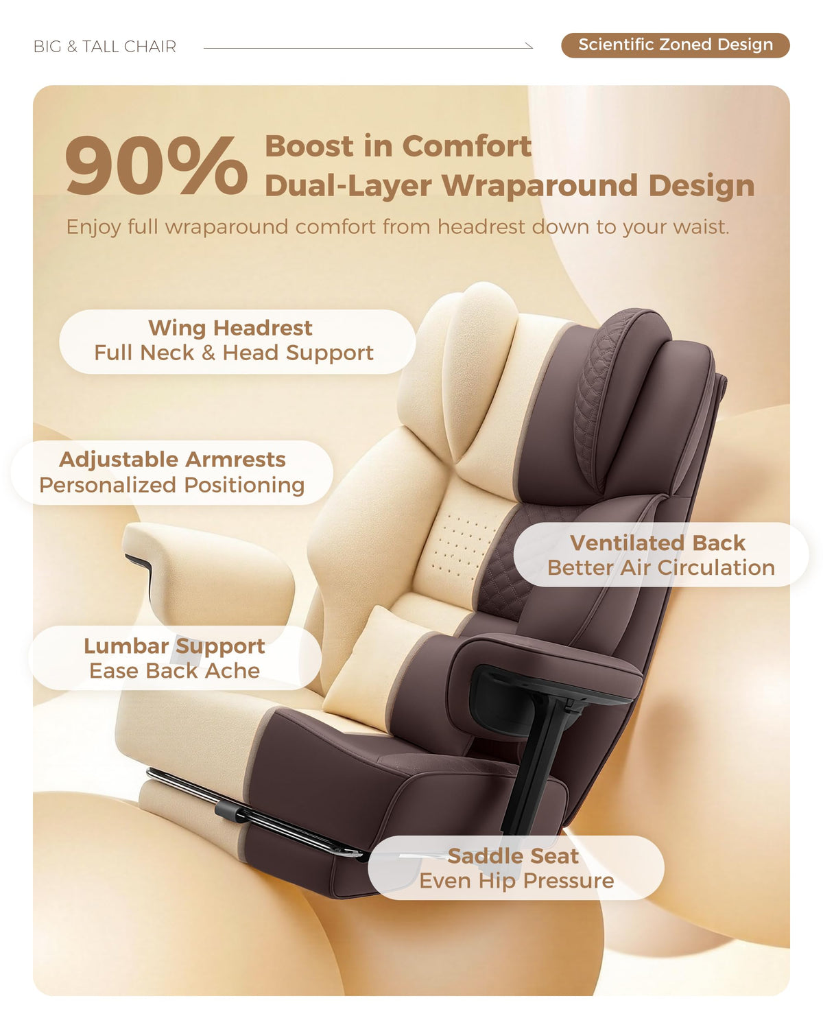 Big and Tall Ergonomic Office Chair C507277