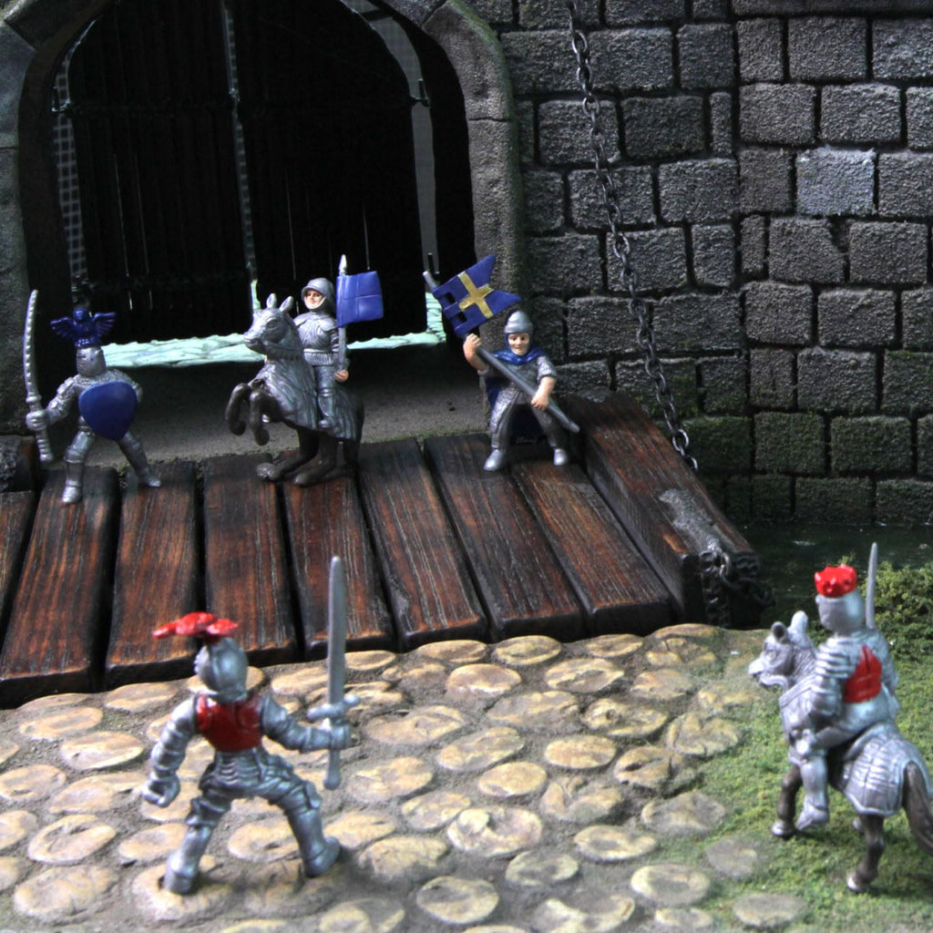 9 Medieval Knight & Dragon Toy Set X8413