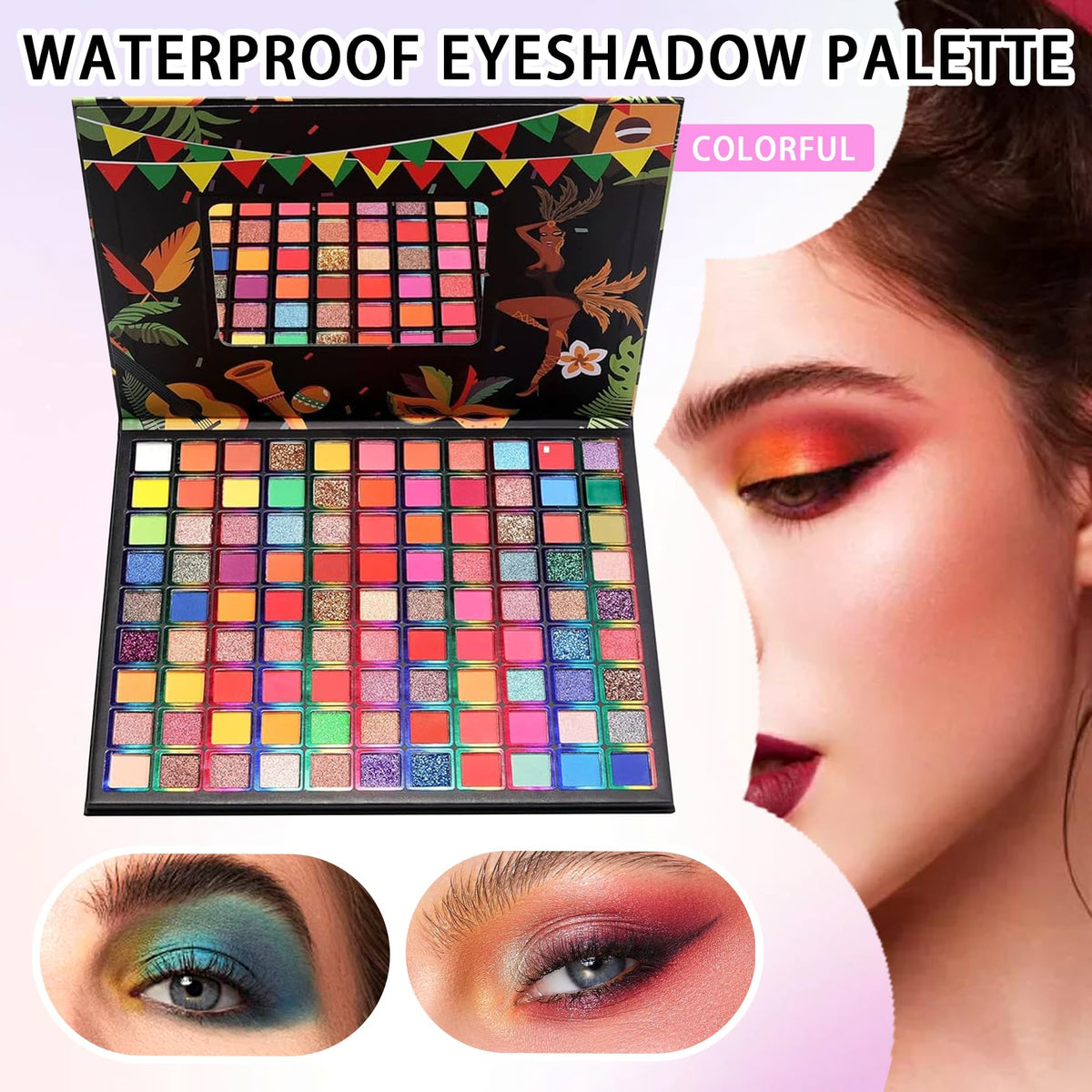 99 Colors Matte Glitter Eyeshadow Palette Q69175