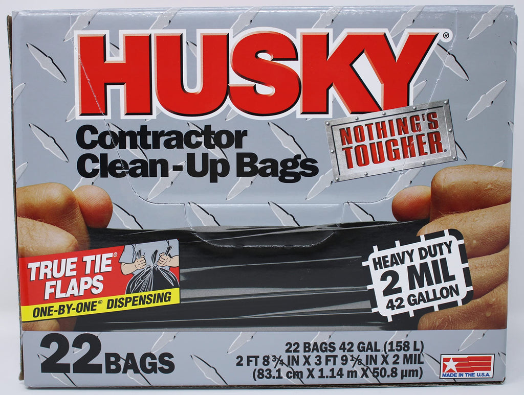 Black 42 gal Poly Contractor Clean-Up Bag G66849