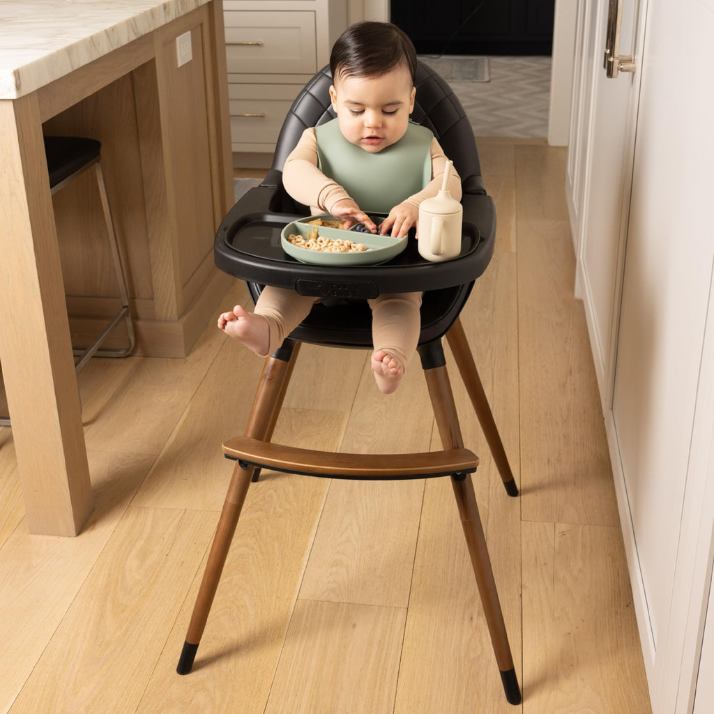 Convertible Wooden High Chair with Adjustable Height N8776