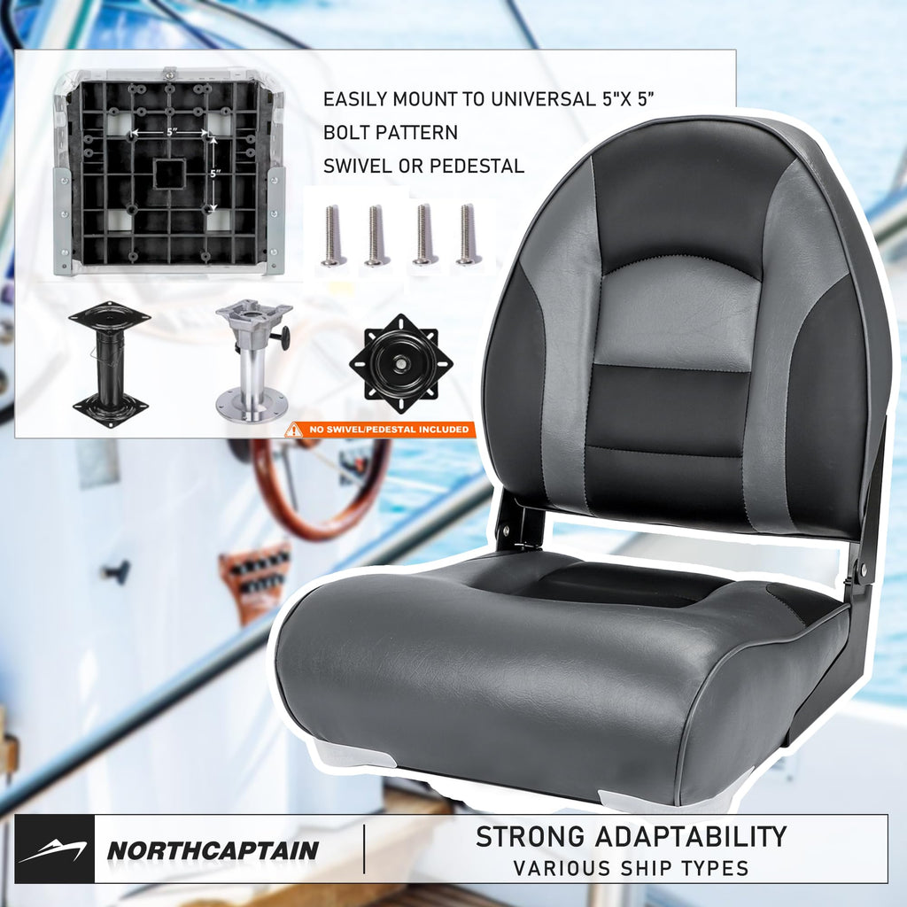 High Back Folding Boat Seat Z5629