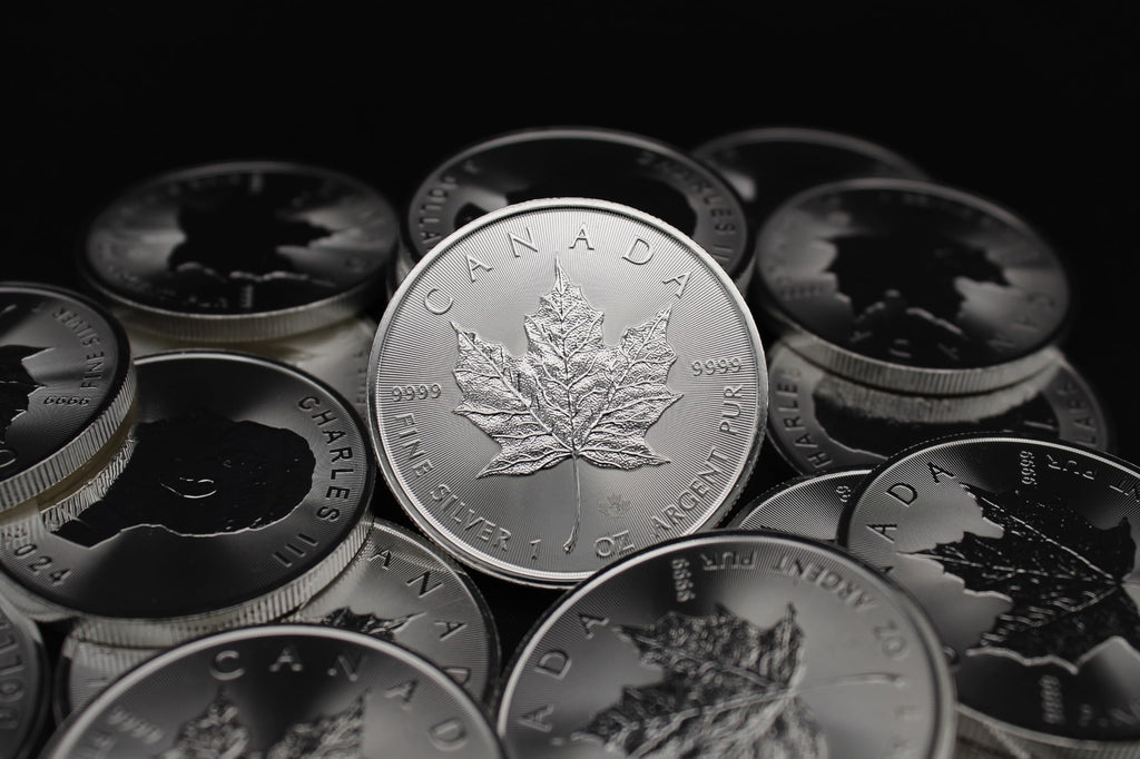 1 oz Silver Canadian Maple Leaf Q54914