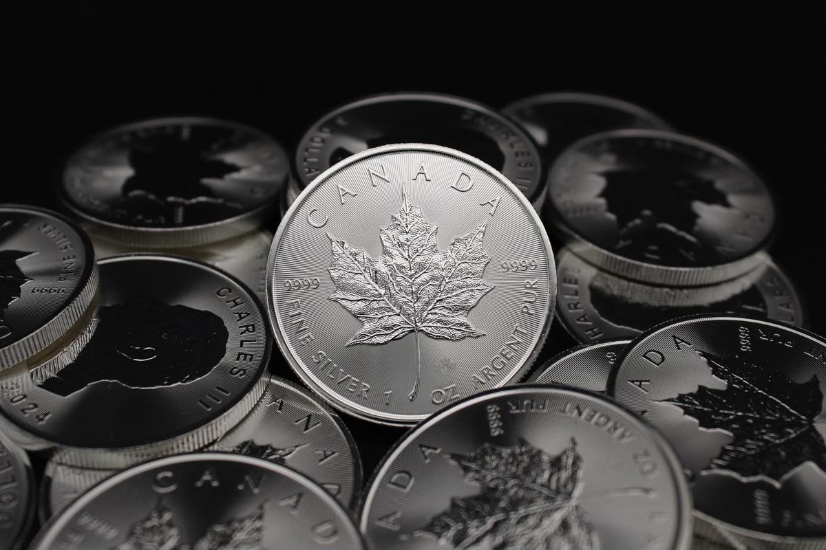 1 oz Silver Canadian Maple Leaf Q54914
