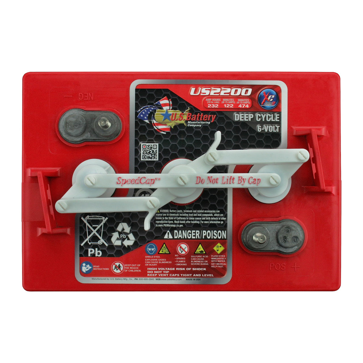 6V GC2 Golf Cart Batteries 6-Pack L892