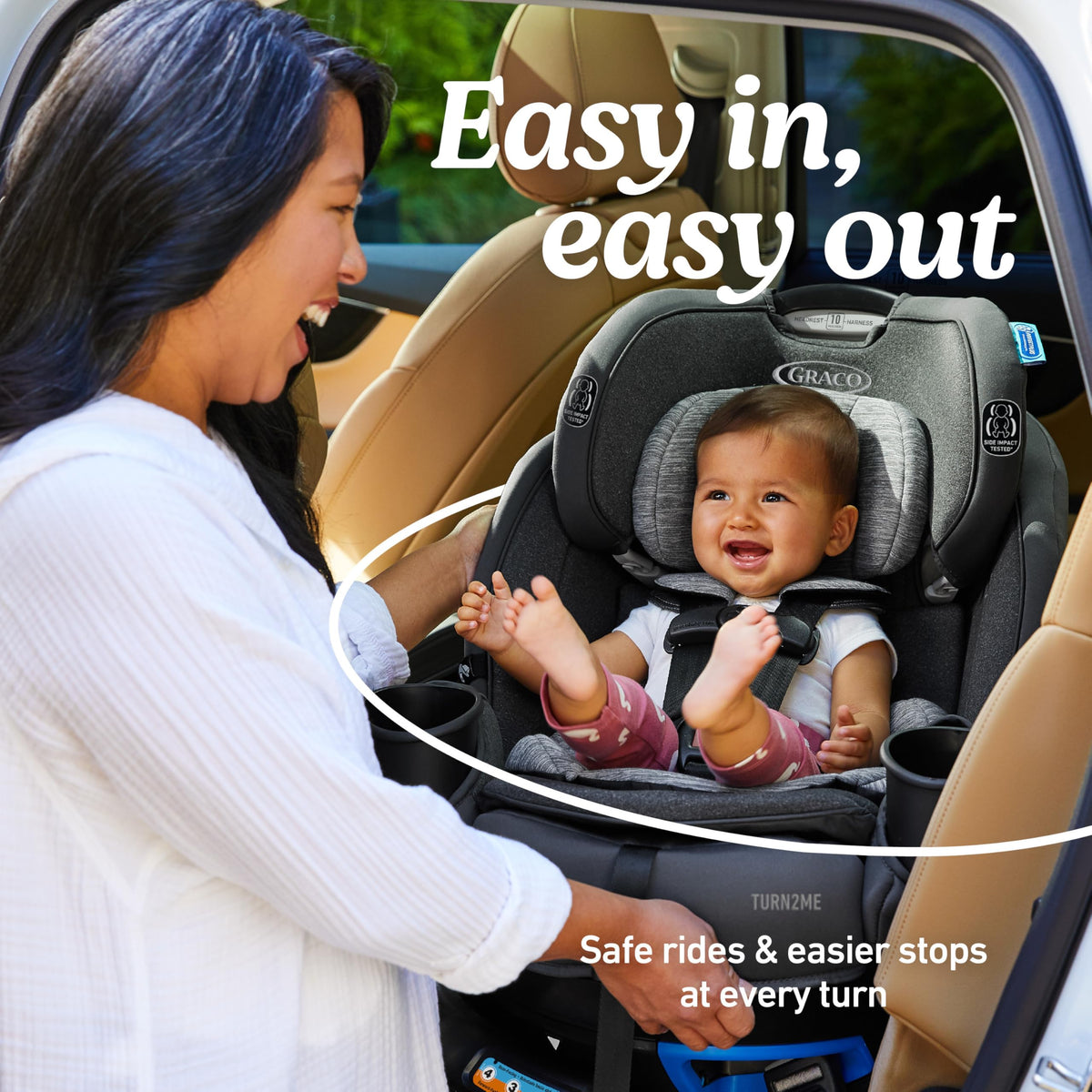 3-in-1 Rotating Convertible Car Seat H723117