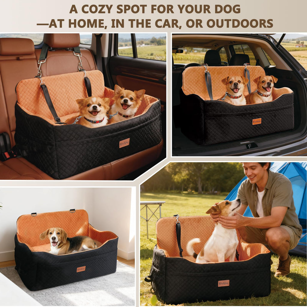 Large Dog Car Seat with 4 in Cushion Y135