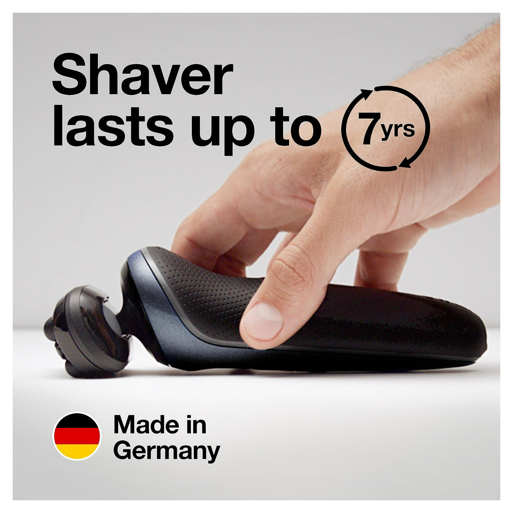 Electric Razor Wet & Dry Rechargeable Cordless Foil Shaver Black Y36624