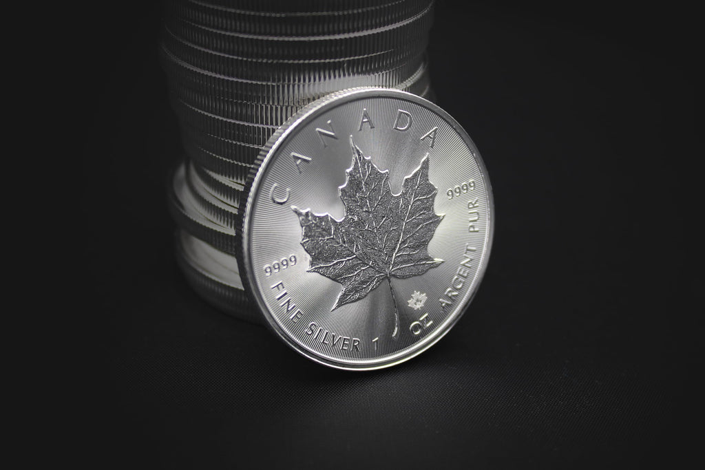 1 oz Silver Canadian Maple Leaf Q54914