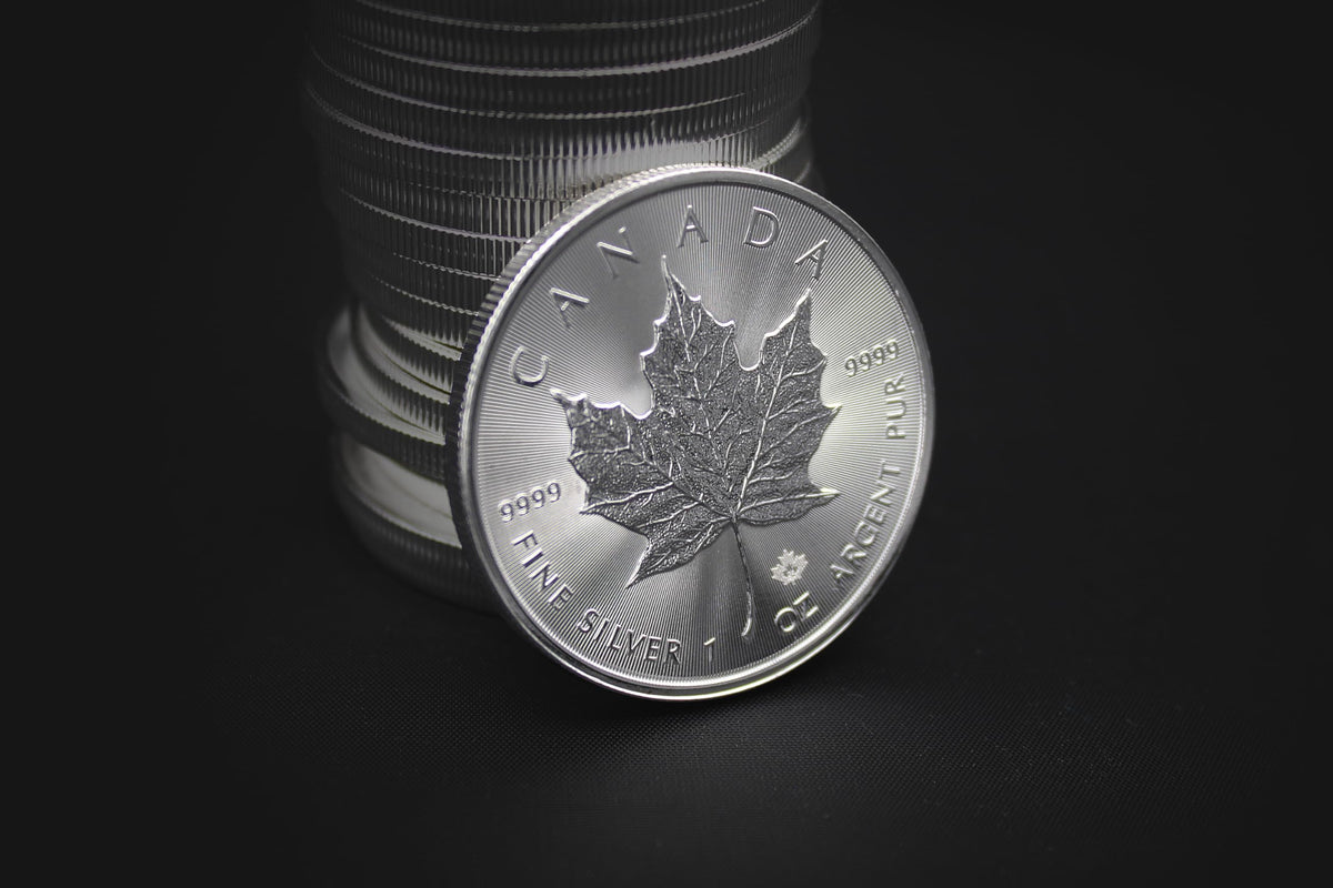 1 oz Silver Canadian Maple Leaf Q54914