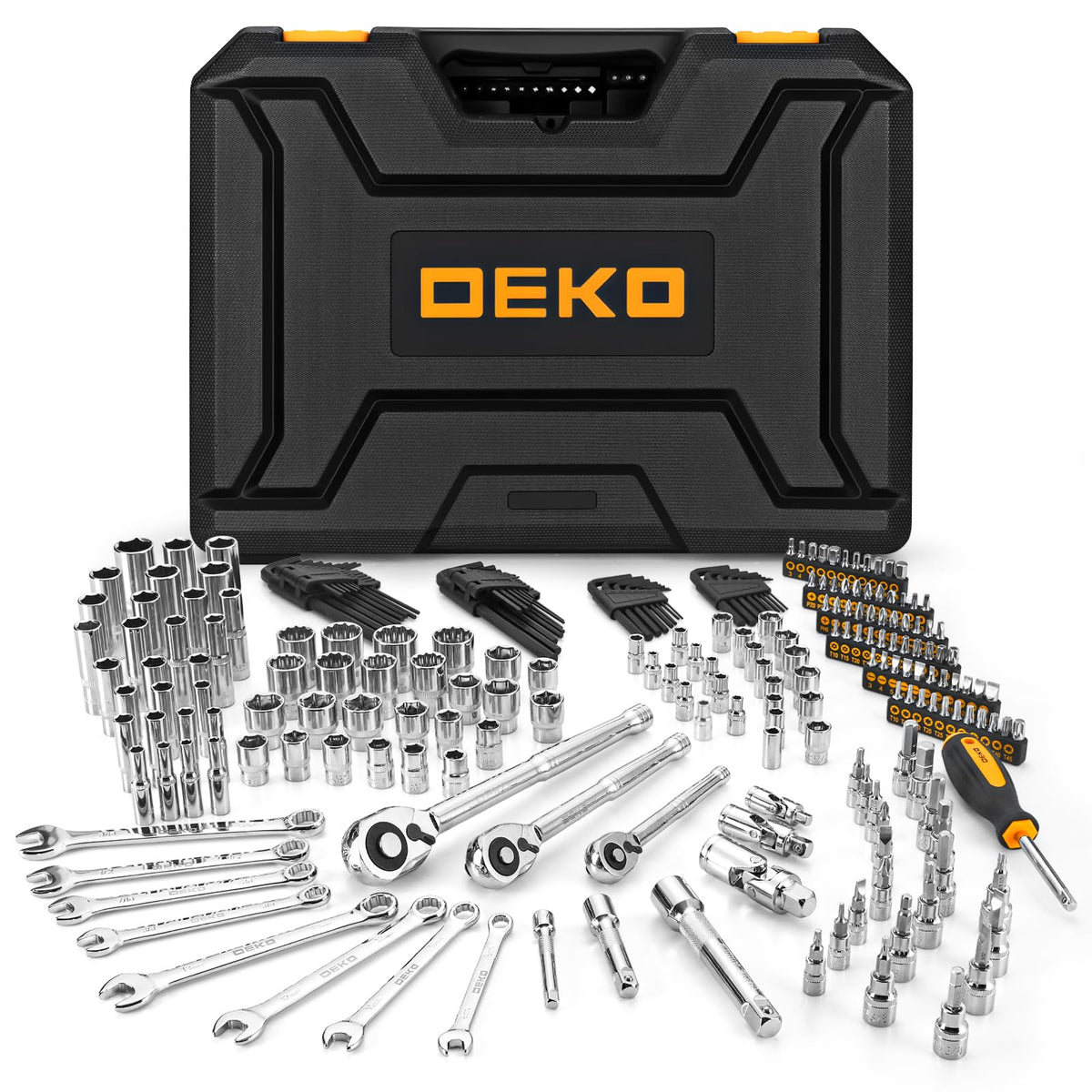 226 Pcs Mechanic Tool Set with Storage Tool Box T7829
