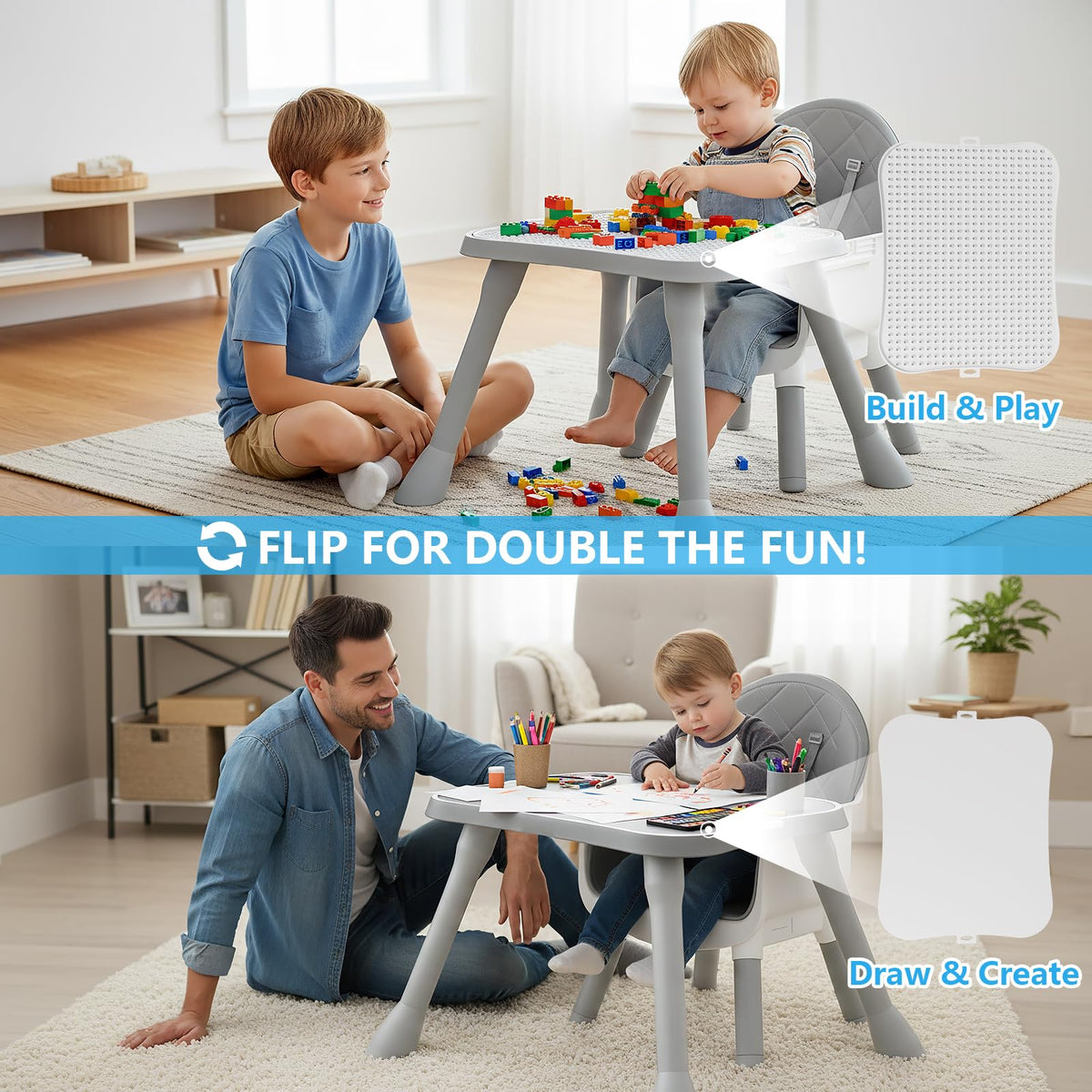 6 in 1 Baby High Chair U151734
