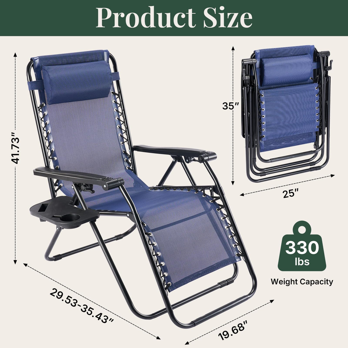 Zero Gravity Chairs Set of 2 A827832