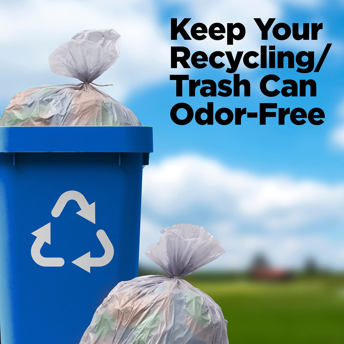 42 Gallon Clear Trash Bags 50 Count 3 Mil C222