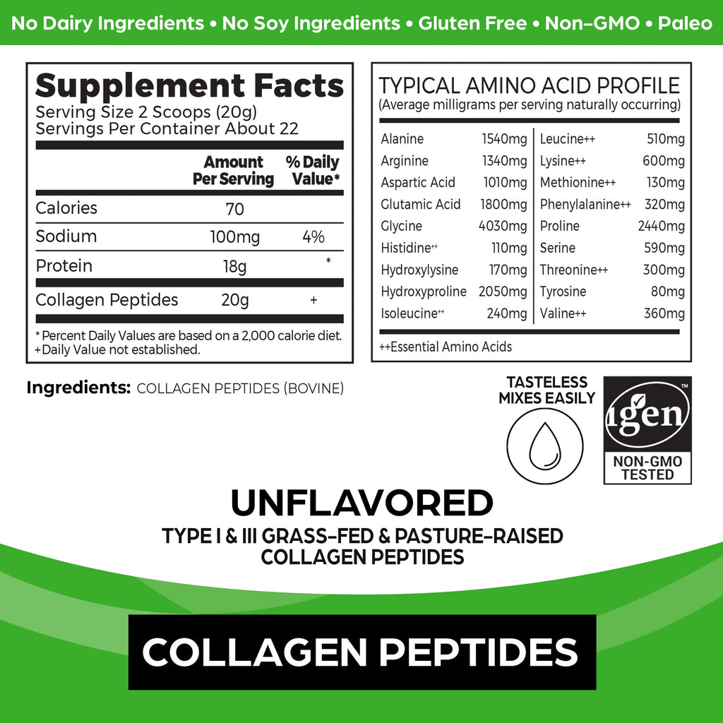 Hydrolyzed Collagen Powder with Organic Superfoods B2786