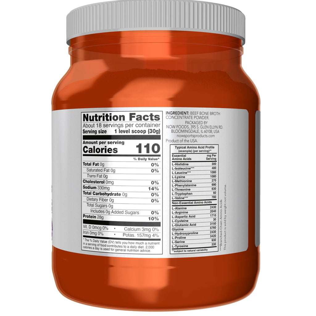 Beef Bone Broth Powder 1.2 lbs N82456