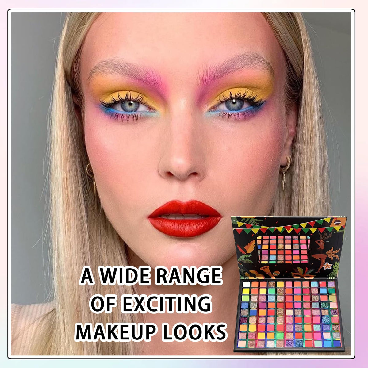 99 Colors Matte Glitter Eyeshadow Palette Q69175
