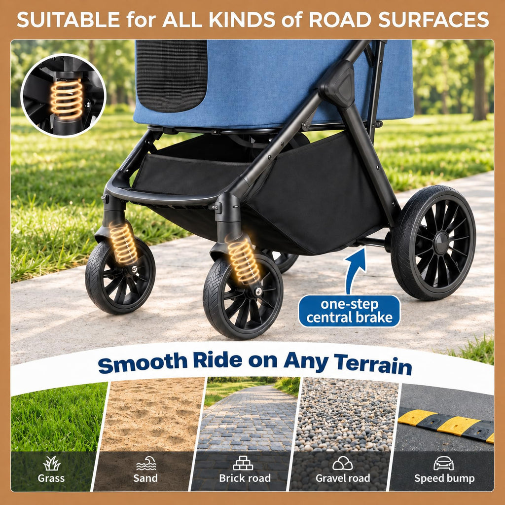 Foldable Dog Stroller J600300