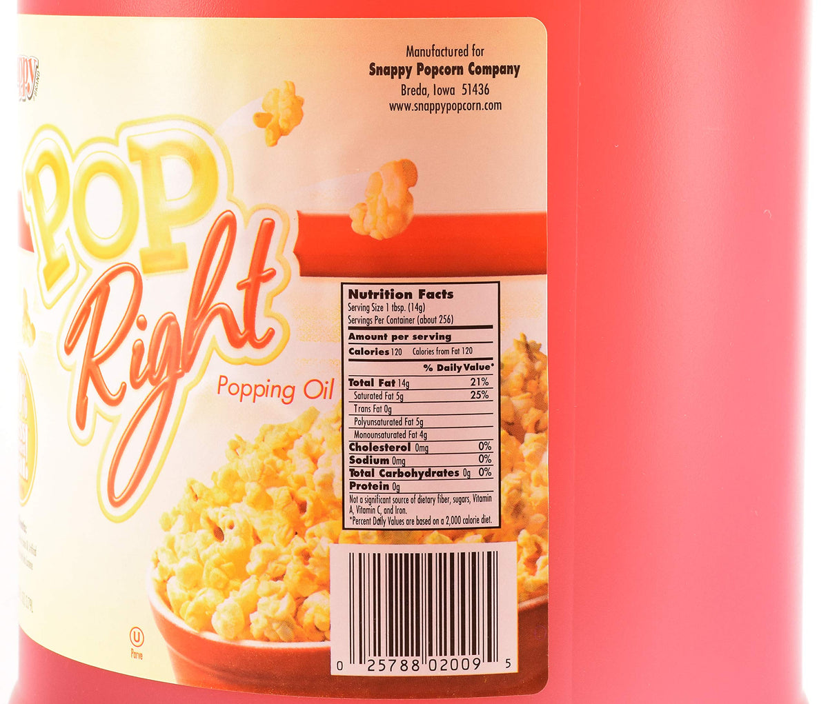 Butter Flavored Popcorn Oil 1 Gallon W2585