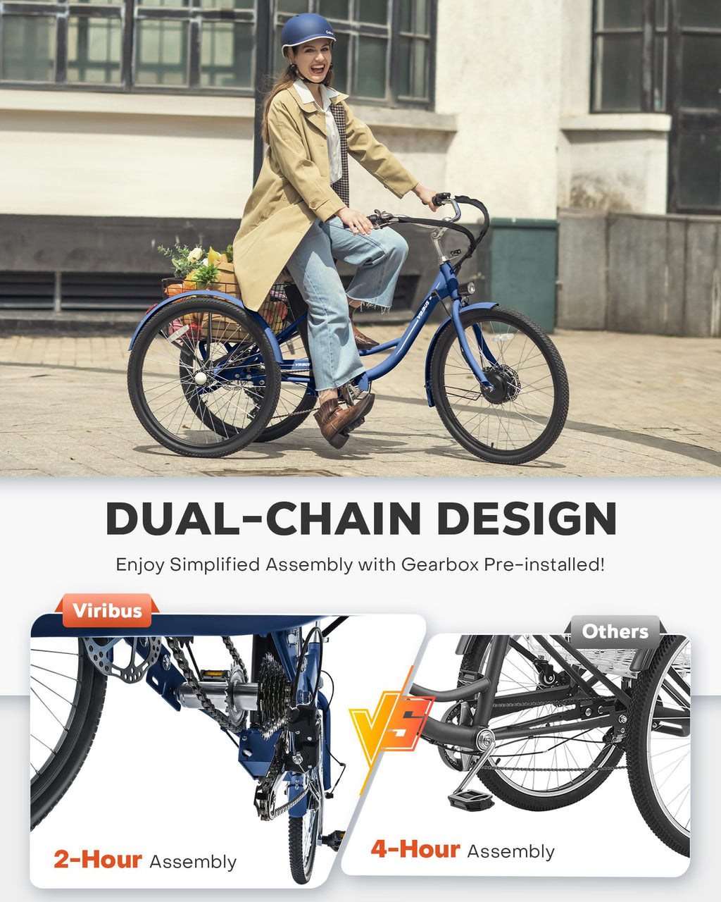 Electric Trike 7 Speed I6203