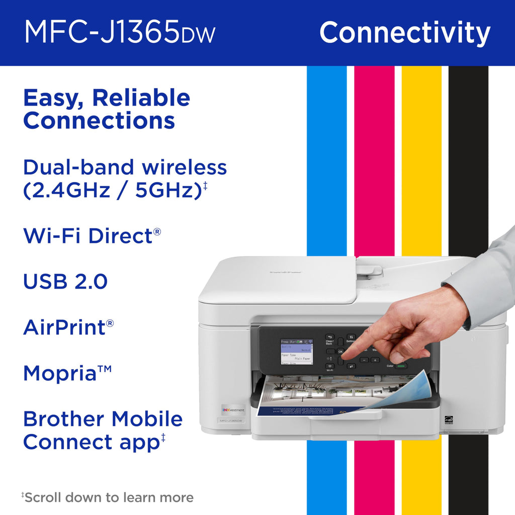 Wireless Color Inkjet All-in-One Printer with Automatic Duplex Printing N7085