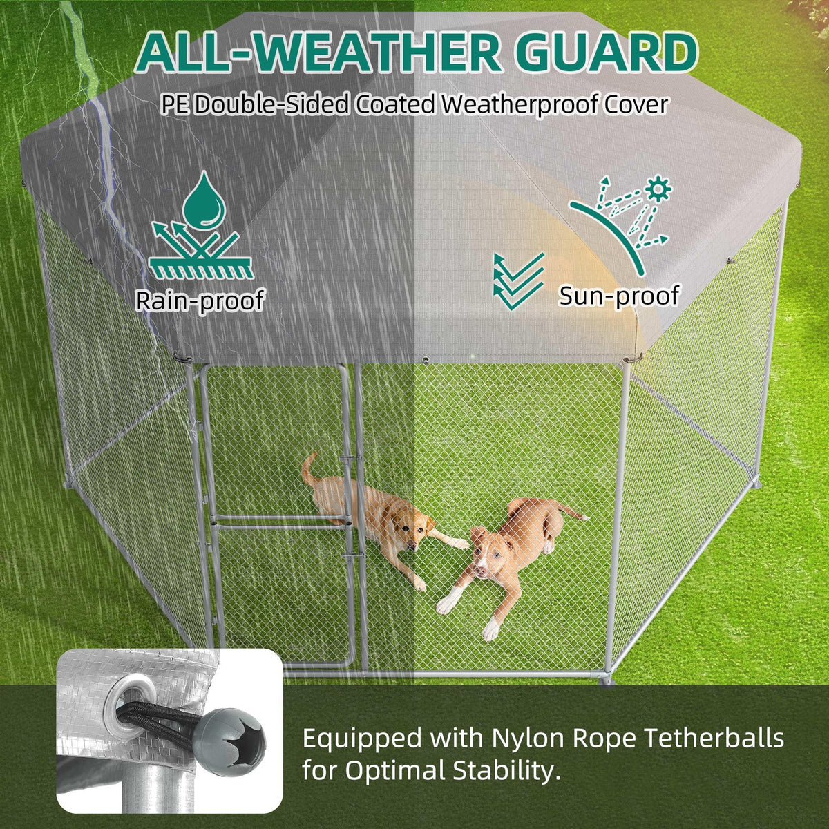 Extra Large Outdoor Dog Kennel L113