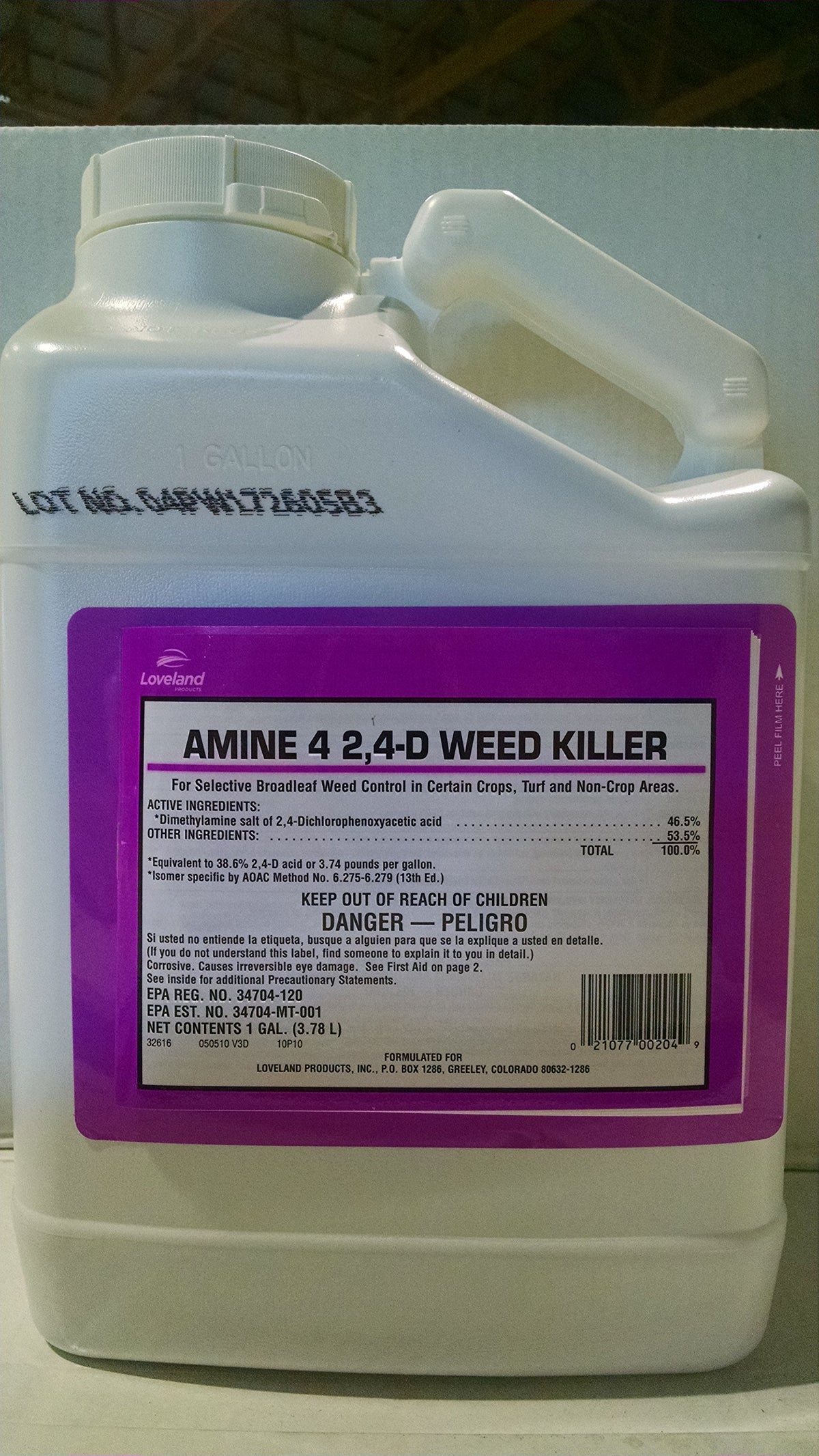 4 2,4-D Weed Killer 1 gal P8159