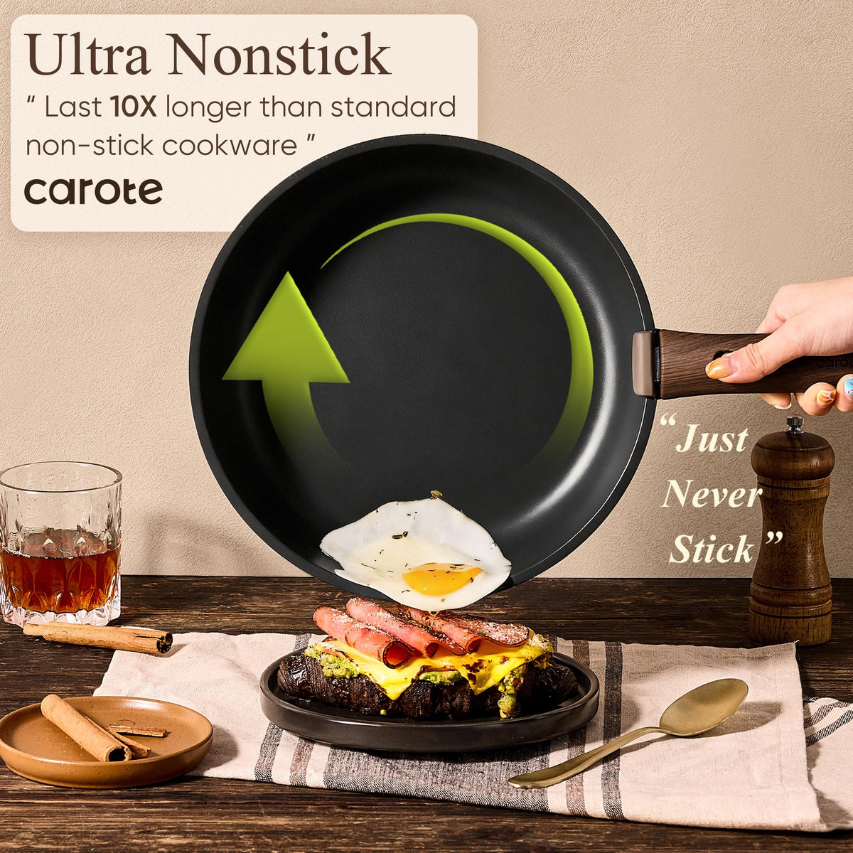 21 Pc Non Stick Cookware Set G668001