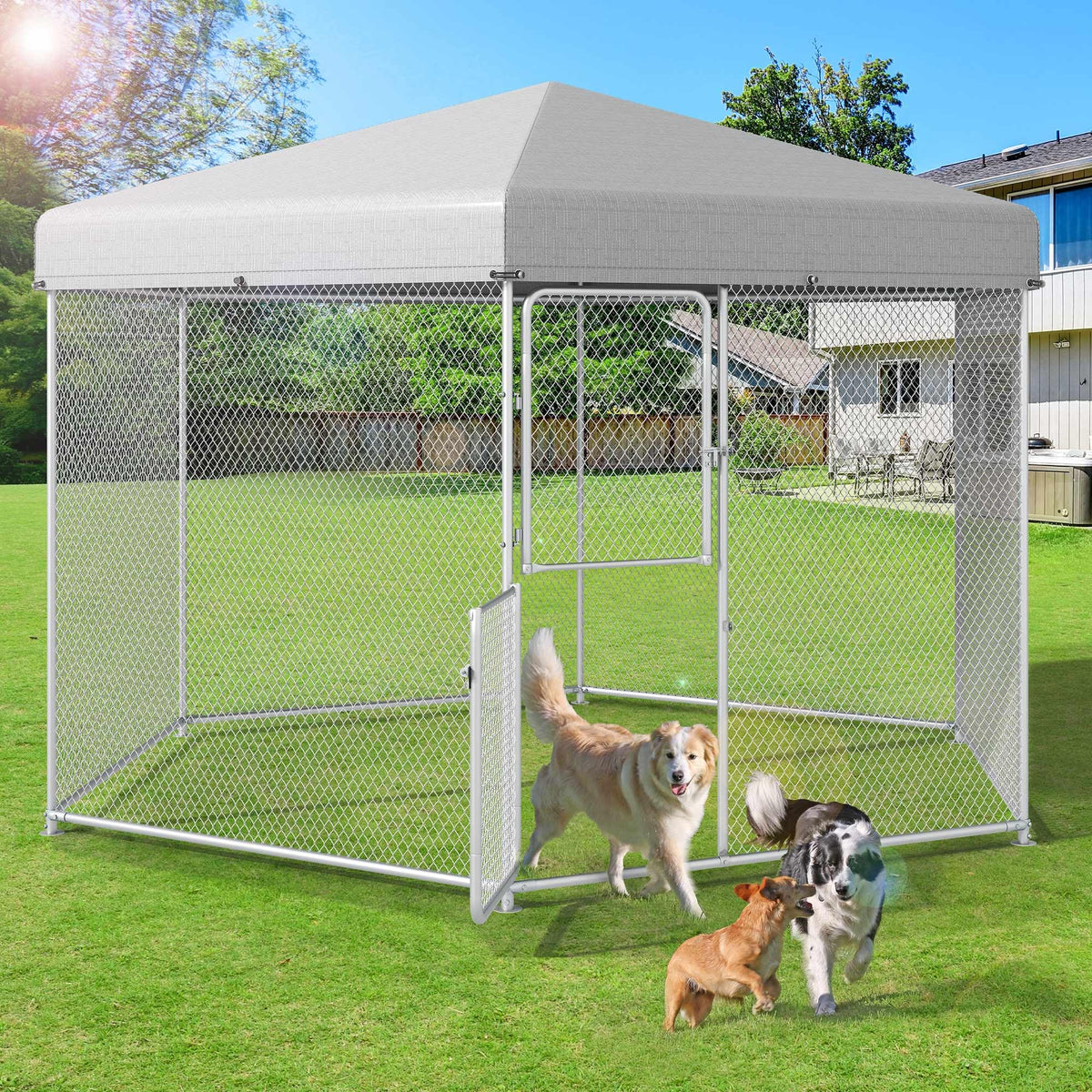 Extra Large Outdoor Dog Kennel L113
