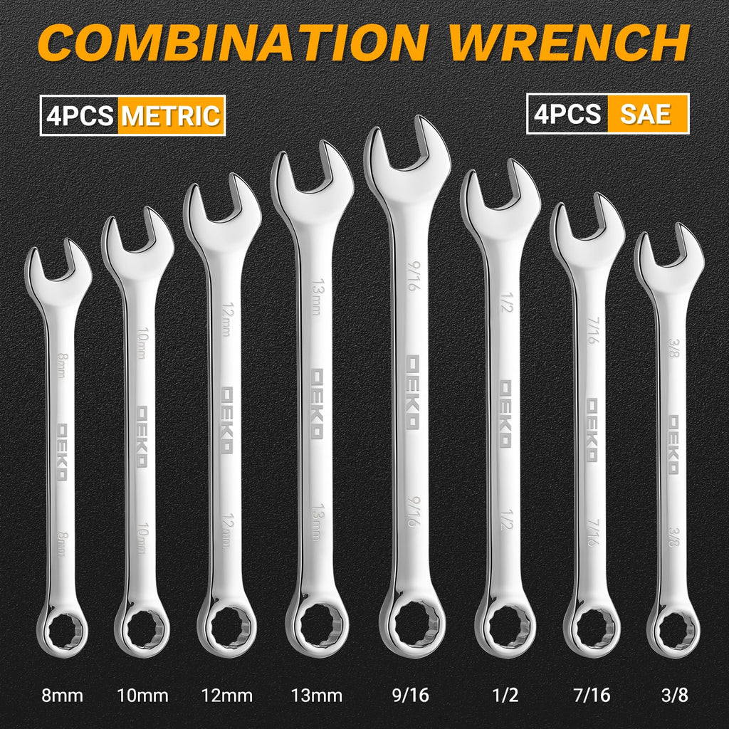 226 Pcs Mechanic Tool Set with Storage Tool Box T7829