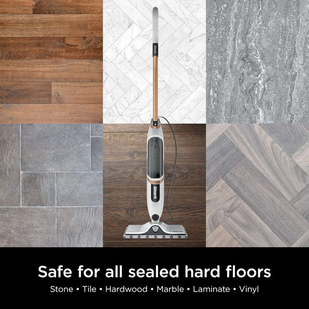 Steam Mop with 3 Steam Modes, 2 Washable Pads Z27810